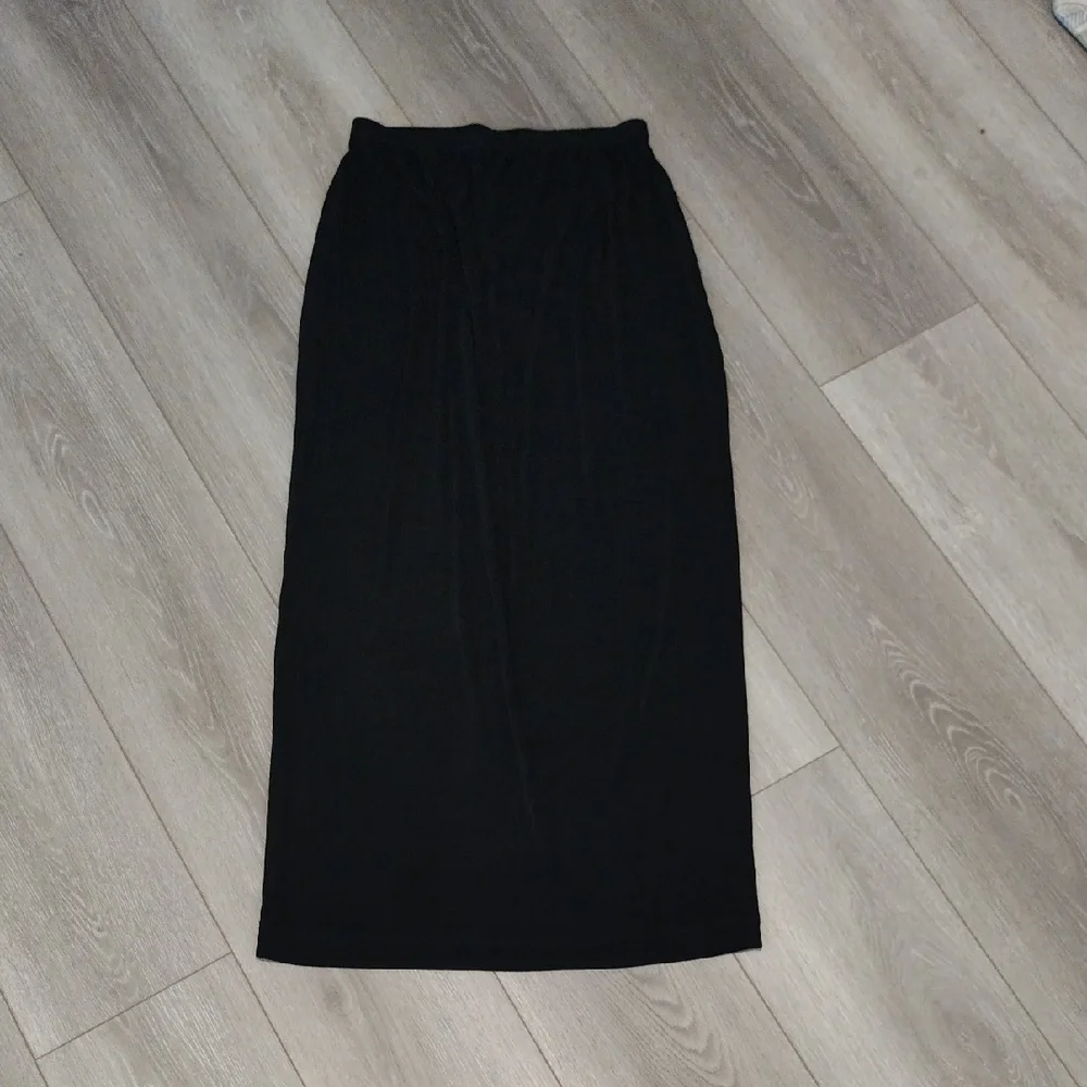 Chico's Classic Black Maxi Skirt - Picture 1 of 9